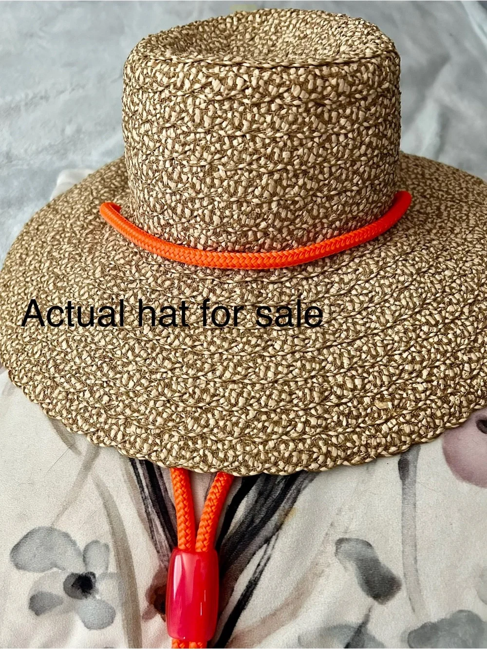 Aimee Straw Packable Hat NWOT only tried on once